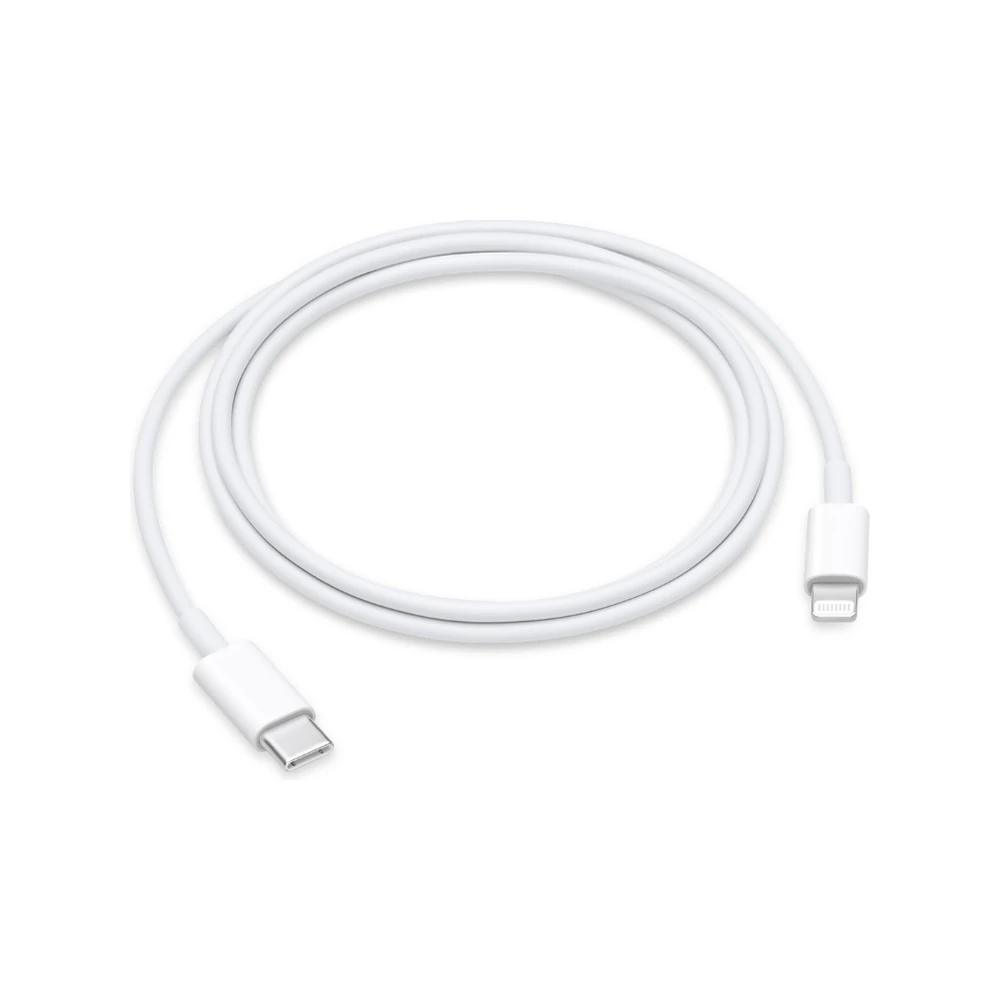 Cable USB-C a Lightning enrollado